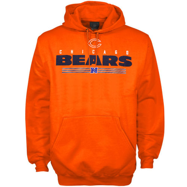 Men Chicago Bears Critical Victory VI Hoodie Orange